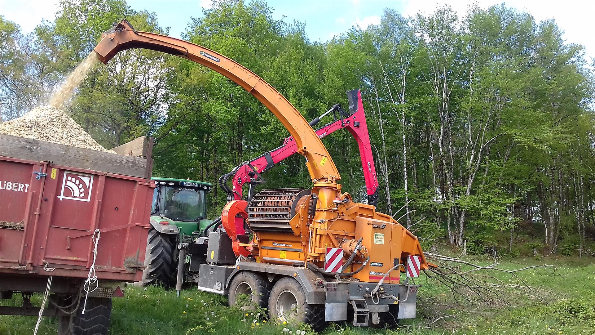 Déchiqueteuse à plaquettes Valormax Noremat Jenz 11